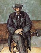Paul Cezanne farmers sitting painting